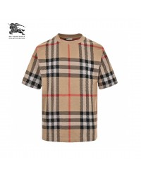 Burberry Beige Check T-Shirt