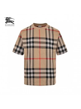 Burberry Beige Check T-Shirt