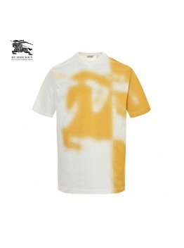 Burberry Gradient Equestrian Logo Yellow T-Shirt