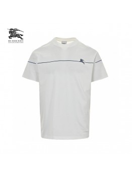 Burberry Equestrian Logo White T-Shirt