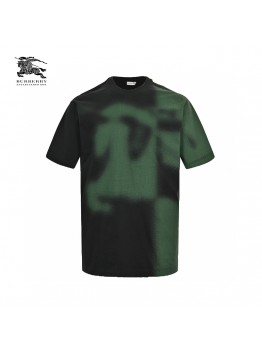 Burberry Gradient Equestrian Logo Black T-Shirt