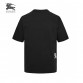 Burberry Black T-Shirt with Side Logo