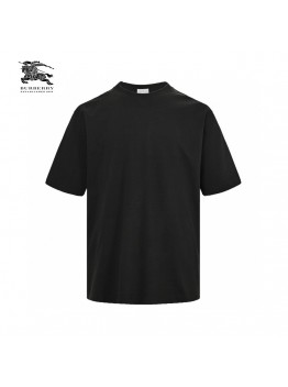 Burberry Black Cotton T-Shirt