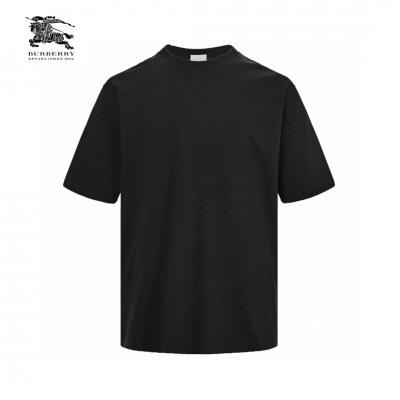 Burberry Black Cotton T-Shirt