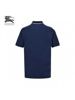 Burberry England Polo Shirt (Navy Blue)