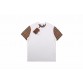 Burberry Check Sleeve T-Shirt (White)