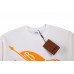 Burberry Knight Print T-Shirt - White and Orange