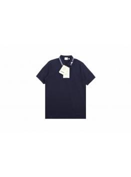 Burberry Polo Shirt with Striped Collar