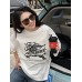 Burberry T-Shirt - White with Graphic Design