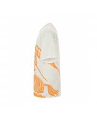 Burberry Knight Print T-Shirt (Cream/Orange)