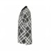 Burberry Geometric Check Polo Shirt (Black and White)