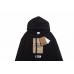 Burberry Black Hoodie with Logo Patch