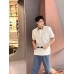 Burberry Check Collar Polo - White