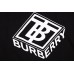 Burberry Black Hoodie with Logo Design