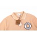 Burberry Textured Polo Shirt in Beige