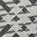 Burberry Geometric Check Polo Shirt (Black and White)