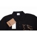 Burberry Embroidered Knight Polo - Black