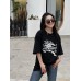 Burberry T-Shirt - Black with Graphic Design