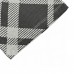 Burberry Geometric Check Polo Shirt (Black and White)