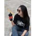Burberry T-Shirt - Black with Graphic Design