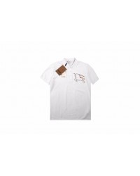 Burberry Embroidered Knight Polo - White