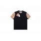 Burberry Check Sleeve T-Shirt (Black)