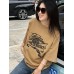 Burberry T-Shirt - Tan with Graphic Design