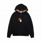 BURBERRY ZIP-UP HOODIE BLACK