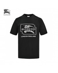 Burberry London England Black Graphic T-Shirt
