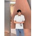 Burberry Check Collar Polo - White