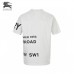 Burberry White T-Shirt with Graphic Text