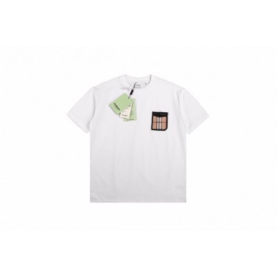 Burberry T-shirt with Check Pocket