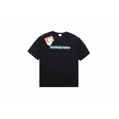 Burberry T-Shirt with Strikethrough Logo