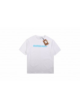Burberry T-Shirt with Strikethrough Logo
