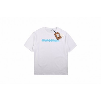 Burberry T-Shirt with Strikethrough Logo