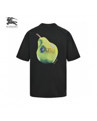 Burberry Black T-Shirt with Pear Graphic