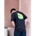 Burberry Black T-Shirt with Pear Graphic