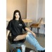 Chanel Signature Logo Black T-Shirt