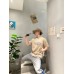 Chanel Cloud Logo T-Shirt in Beige