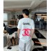 Chanel Pink Splash Logo T-Shirt
