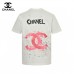Chanel Pink Splash Logo T-Shirt