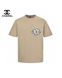 Chanel Cloud Logo T-Shirt in Beige