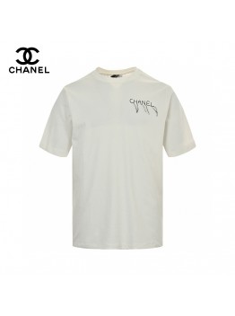 Chanel Logo T-Shirt (White)