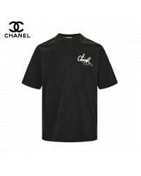 Chanel Signature Logo Black T-Shirt