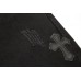 CHROME HEARTS BLACK CROSS PATCH JEANS BLACK