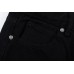 CHROME HEARTS BLUE CROSS PATCH JEANS BLACK