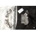 CHROME HEARTS BLACK CROSS PATCH JEANS BLACK