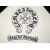 CHROME HEARTS HORSE SHOE LOGO LONGSLEEVE WHITE BLACK