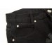 CHROME HEARTS BLACK CROSS PATCH JEANS BLACK