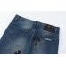 CHROME HEARTS BLACK CROSS PATCH JEANS DENIM